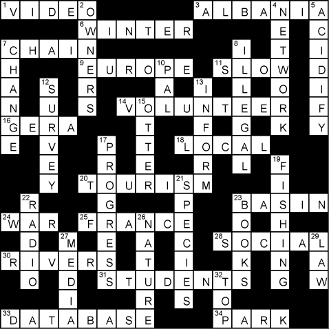 Math Crossword Puzzles on Printable Easy Crossword Puzzles  Crossword Puzzlescelebrity Crossword