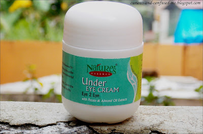 Nature’s Essence Under Eye Cream review, Nature’s Essence Under Eye Cream swatch, Eyecreams India, Affordable eyecream review, Nature’s Essence products. 