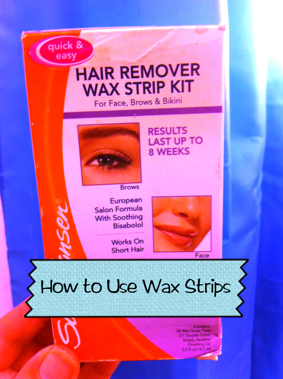 How to Use Sally Hansen Wax Strips Everything Pretty