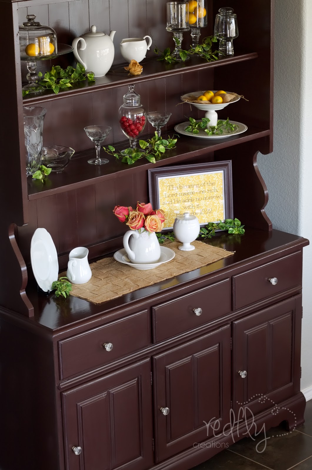 Redfly Creations The Craigslist Hutch Makeover