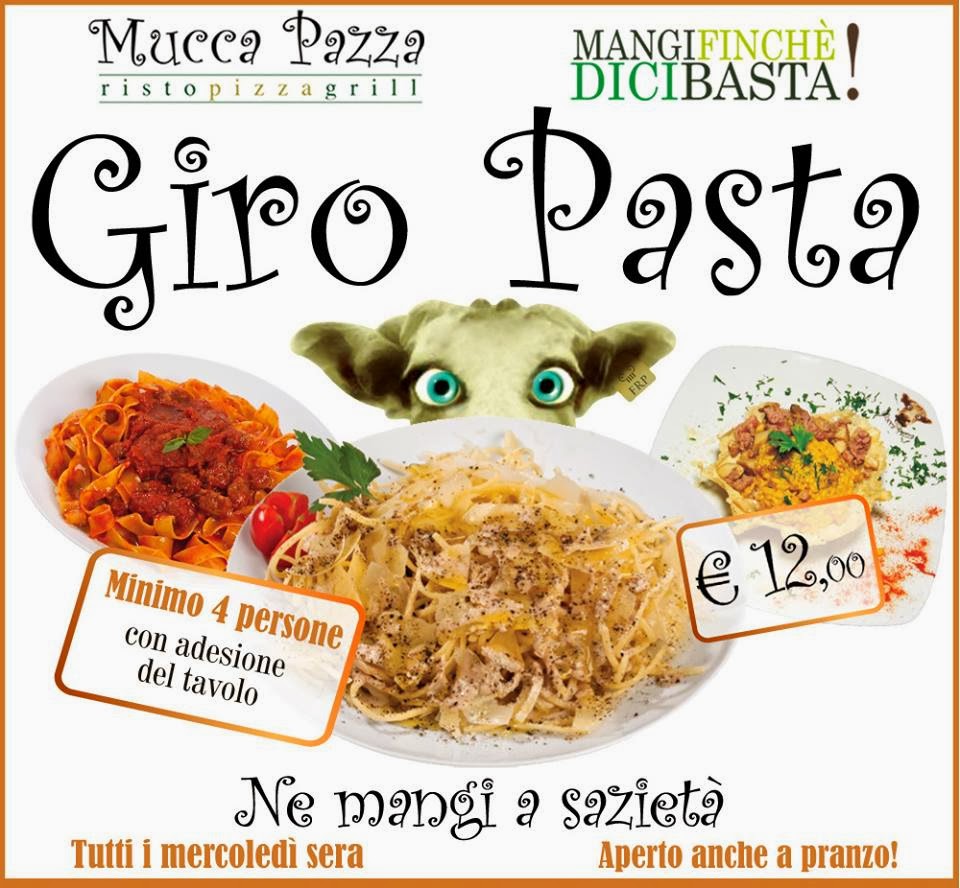 Giro Pasta a Torino Mucca Pazza Torino