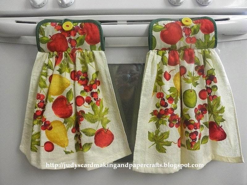 Judy's Handmade Creations Hanging Potholder Dish Towel Project 3
