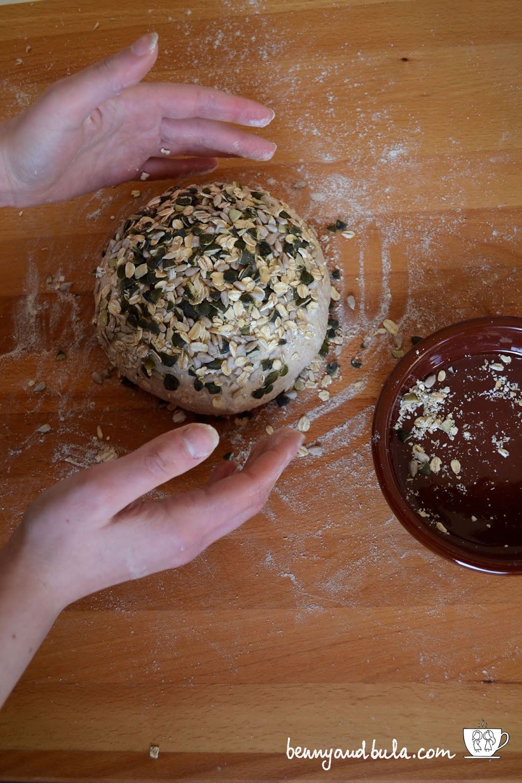 ricetta pane ai cereali e semi/seeded multigrain bread recipe