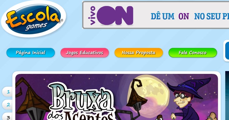 Informática na Educação: Site Jogos Educativos - Escola Games