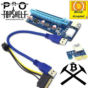 Bitcoin Litecoin Miner Power Supply 60cm USB 3.0 PCI-E Express 1x To 16x Extender Riser Card Adapte