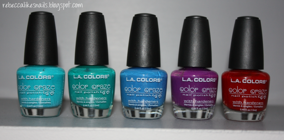 LA Colors Color Craze Glitter Nail Polish - wide 8