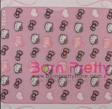 Hello Kitty Nails Stickers. FREE hello kitty or Chanel