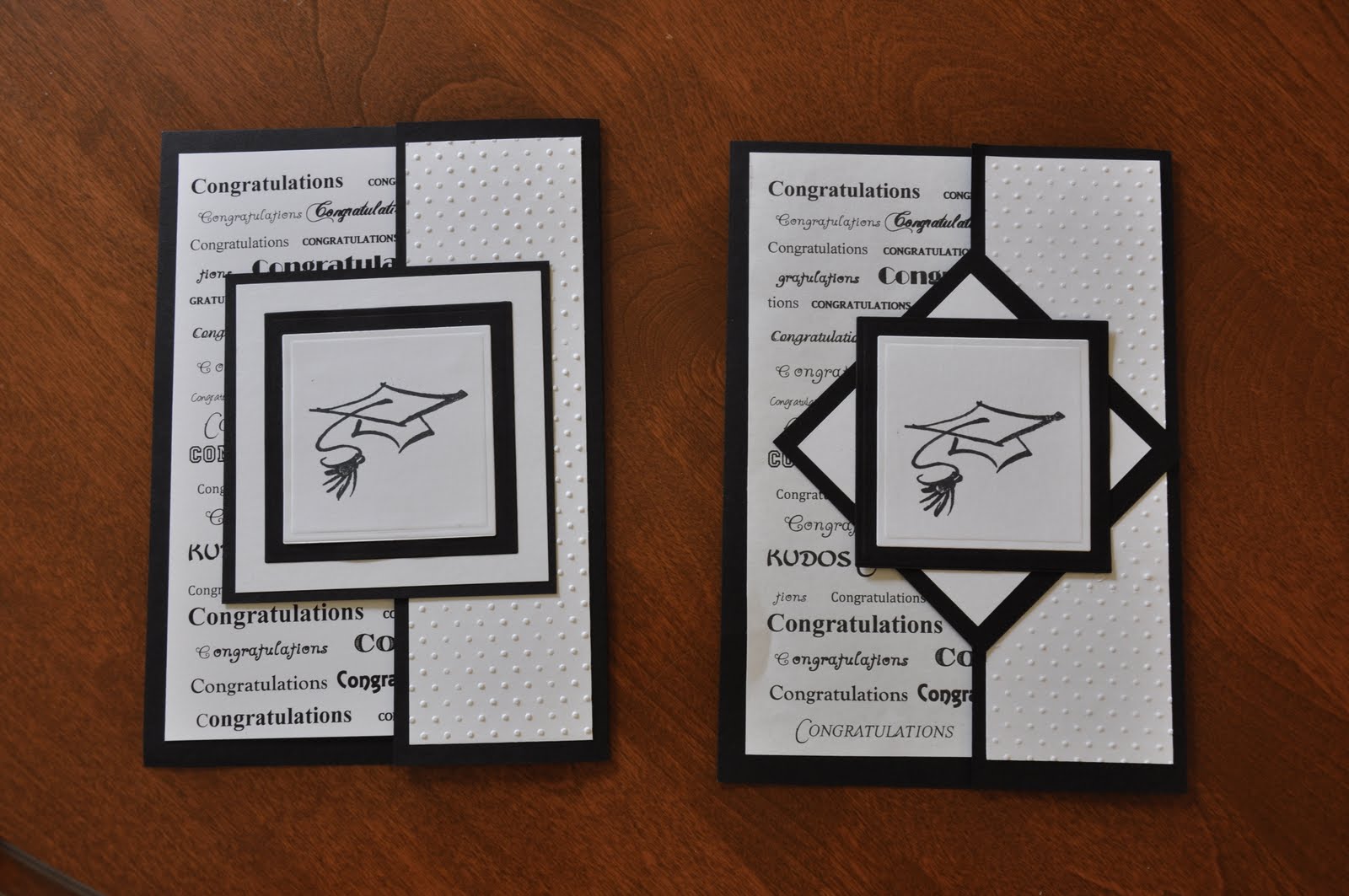 Gina's Creative Chaos Gate Fold Graduation Cards