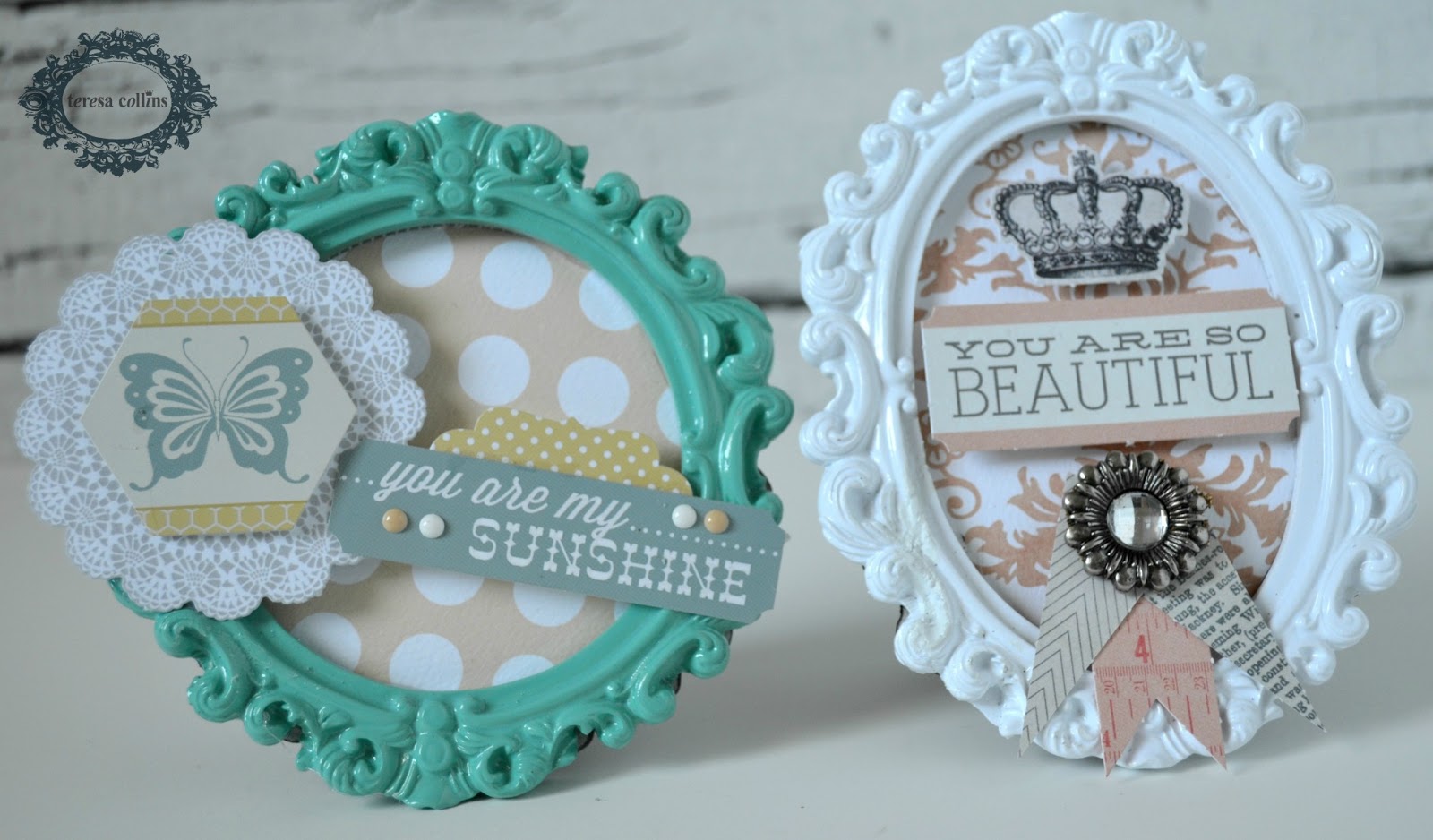 TERESA COLLINS DESIGN TEAM Mini Frames with Rachel McAffee