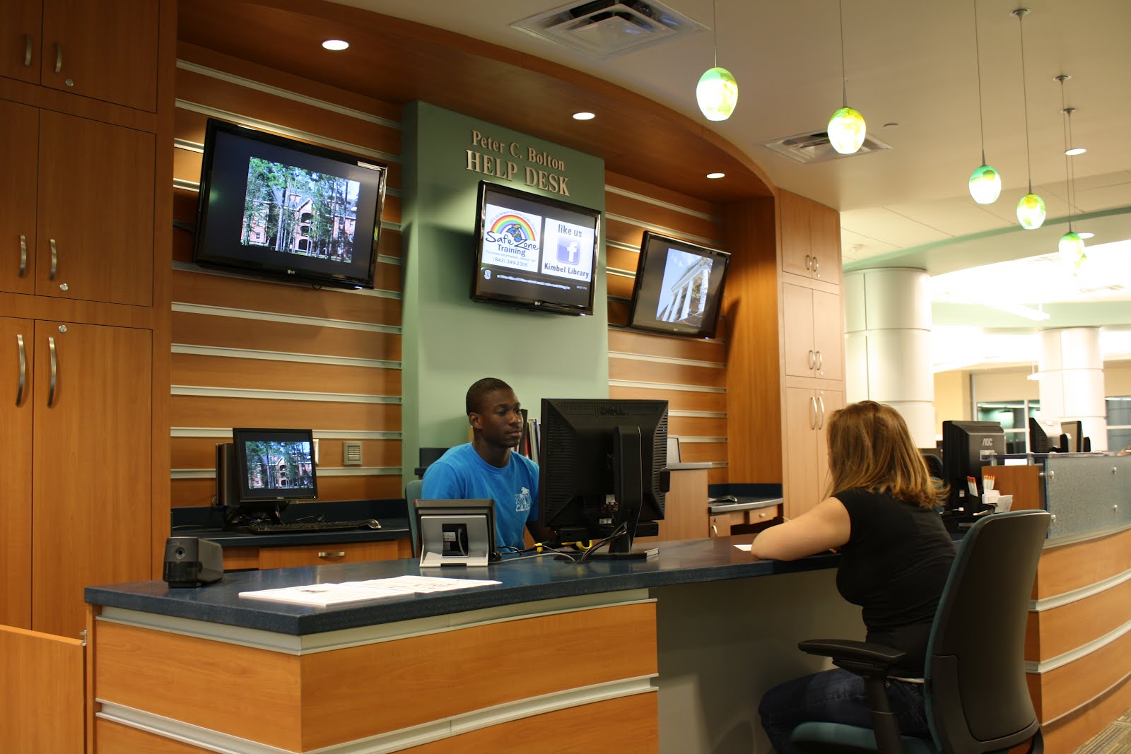 News From Kimbel Library Has Anyone Seen The Information Desk