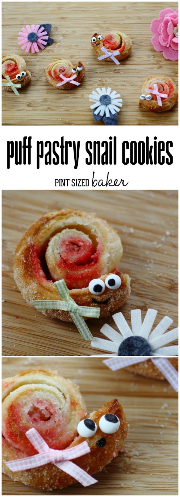 Have some fun with the kids in the kitchen making some Puff Pastry Snail Cookies. They are sure to be a hit at your garden party!