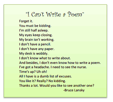 Funny poems for school assembly picture