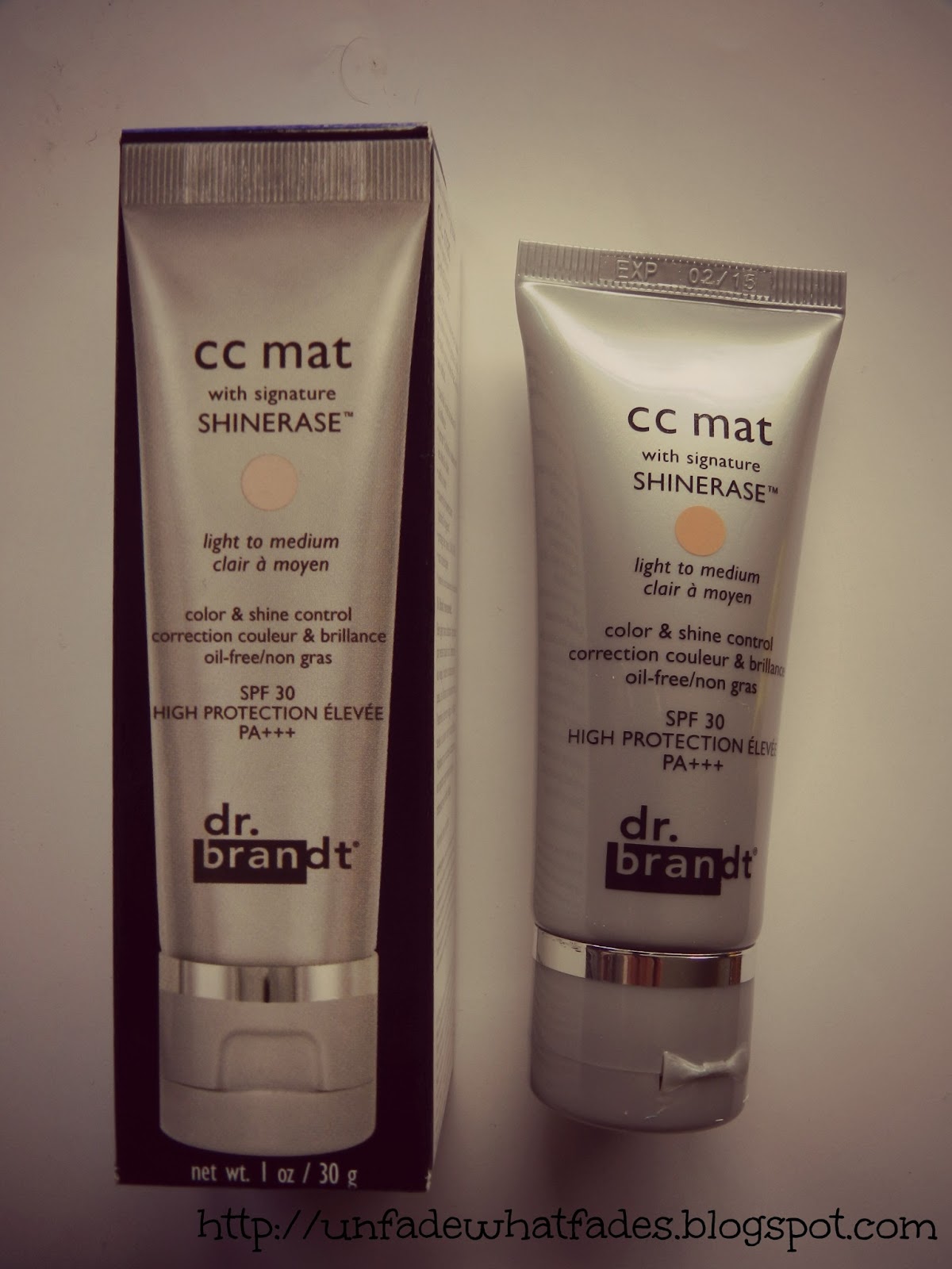 Unfade what fades Dr Brandt CC Cream Mat in Light to Medium review