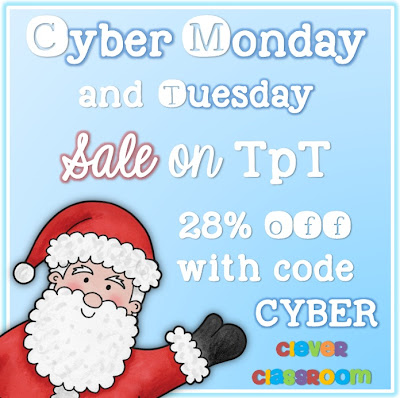 It's Time to Stock up with TpT's Cyber Monday and Tuesday Sale