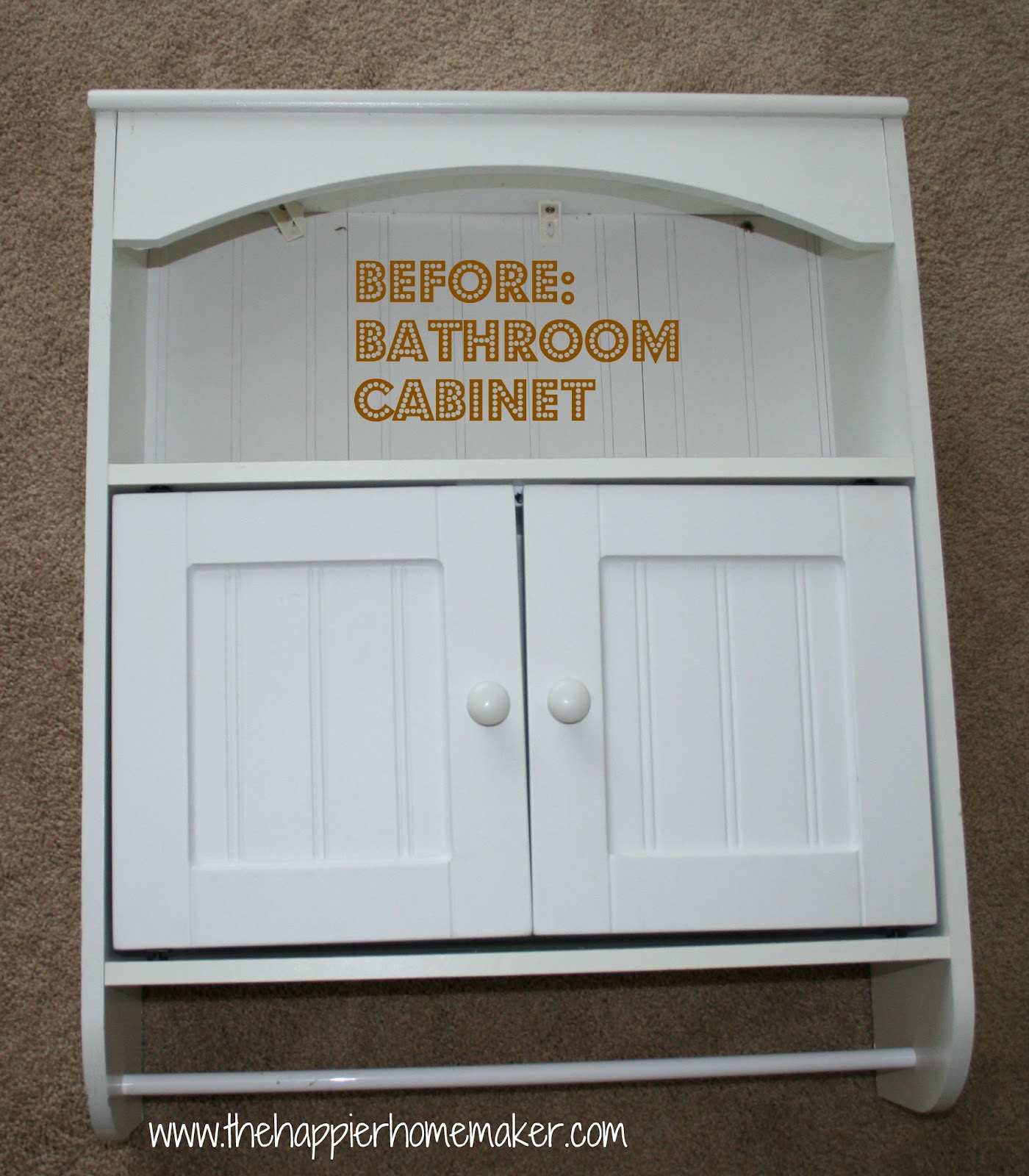 Bathroom to Kid's Bookcase The Happier Homemaker