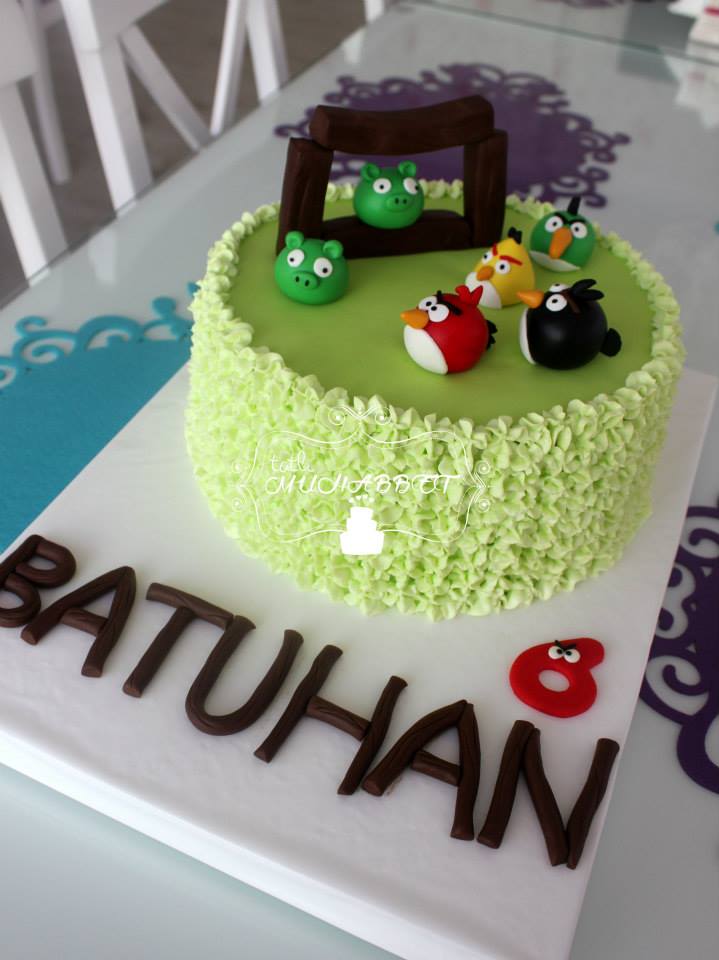tatlimuhabbet Angry Birds Doğum Günü Pasta