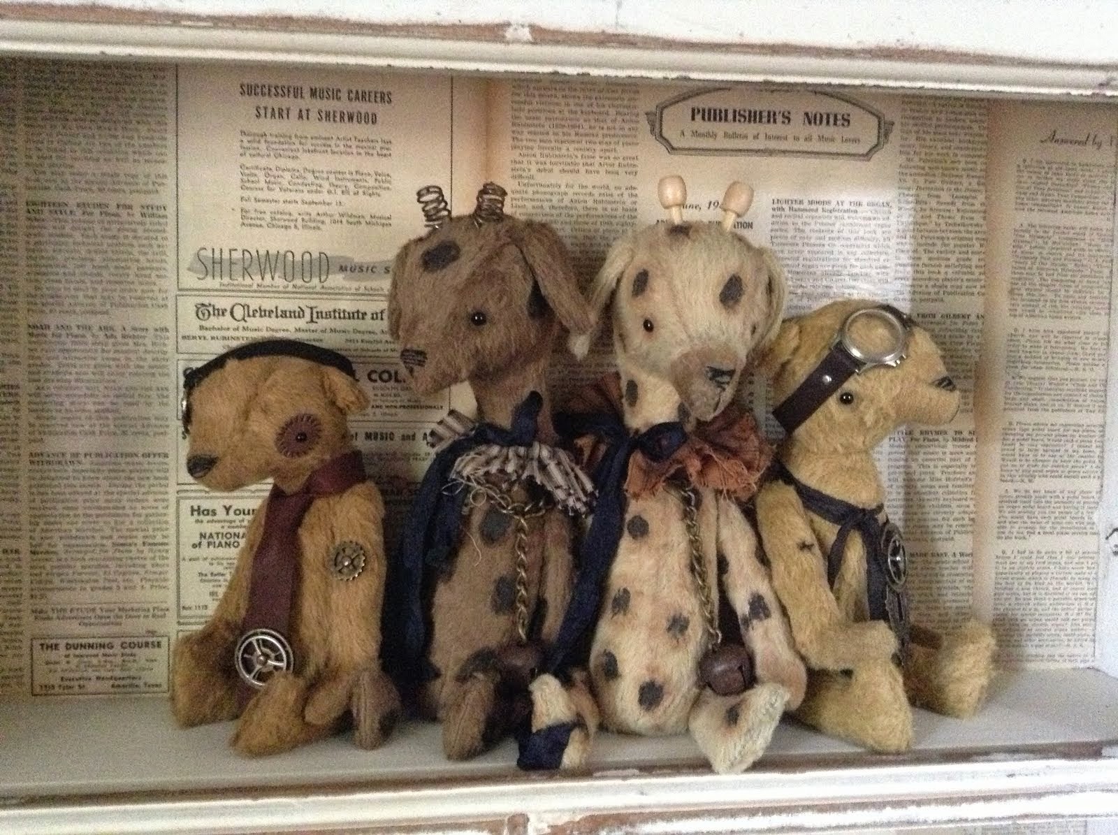 Steam punk bears and giraffes