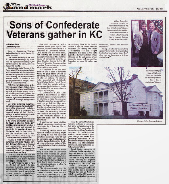 Sons of Confederate Veterans Gather in KC for National Leadership Workshop