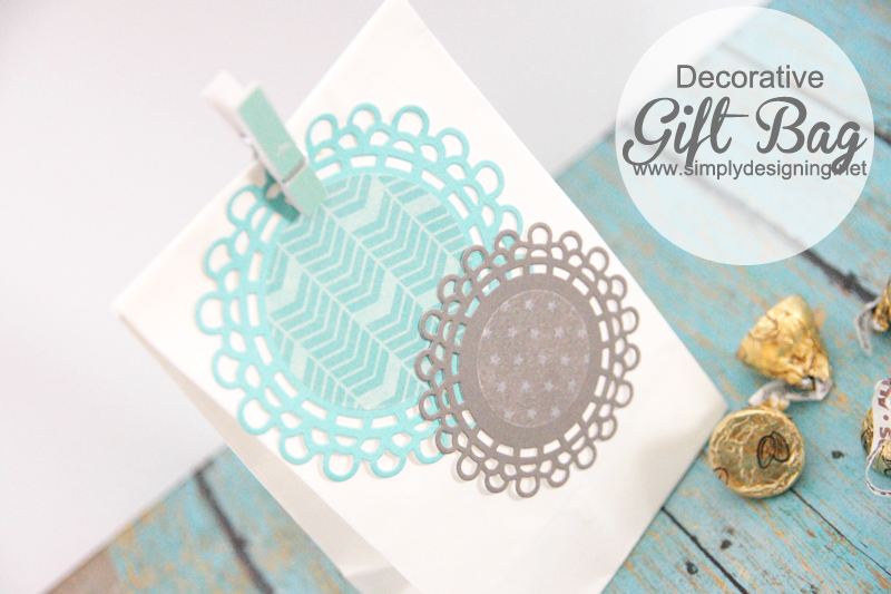 DIY Decorative Gift Bag with Washi Tape | #washitape #silhouette #gift #crafts