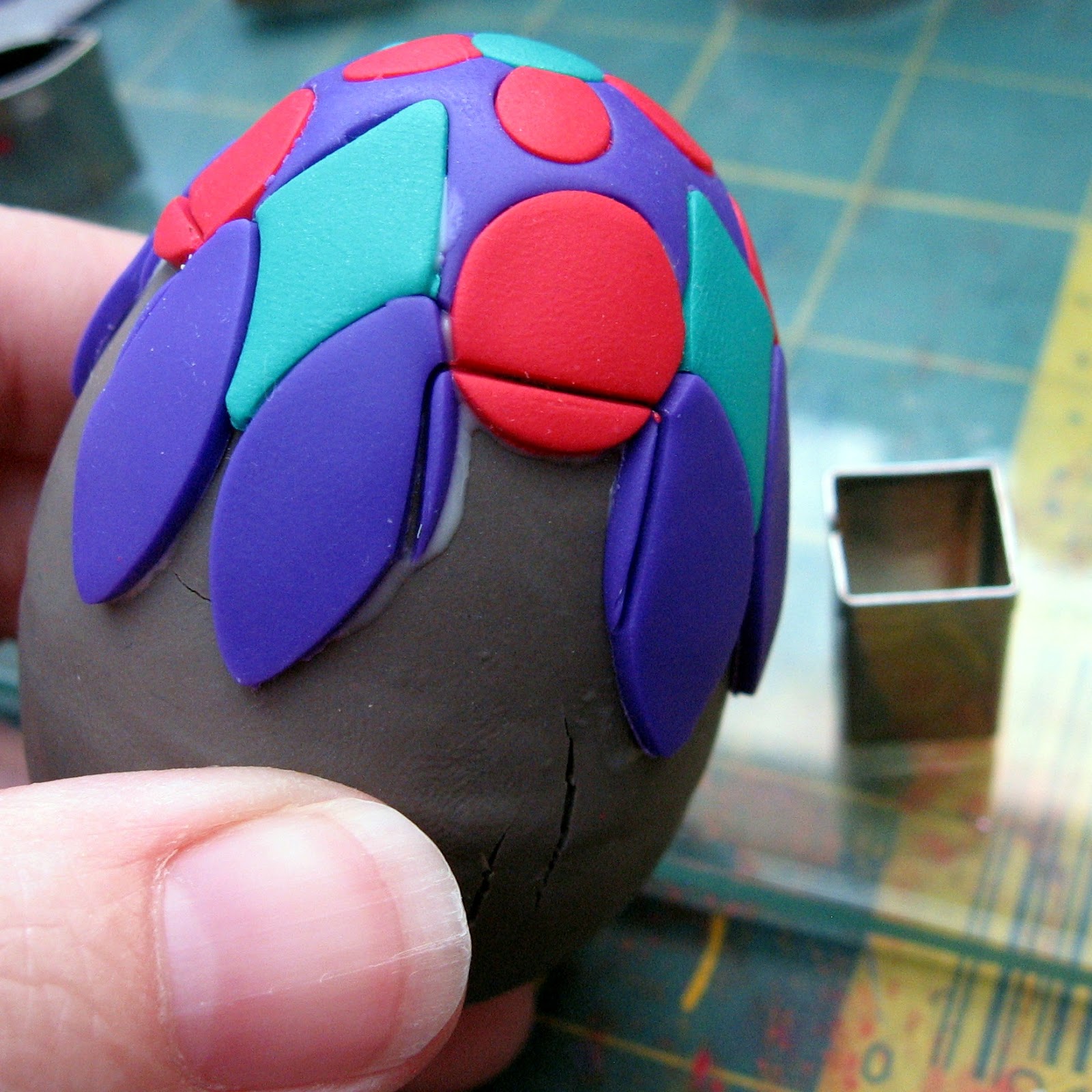 Kael Mijoy Polymer Clay Tutorial Applique Easter Egg