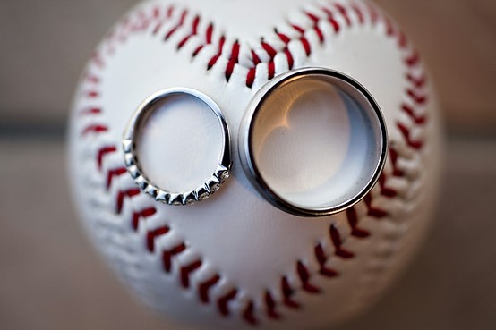 Baseball Wedding Centerpiece Truly Chic Inspirations