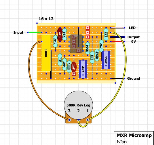 Guitar FX Layouts: MXR Micro Amp