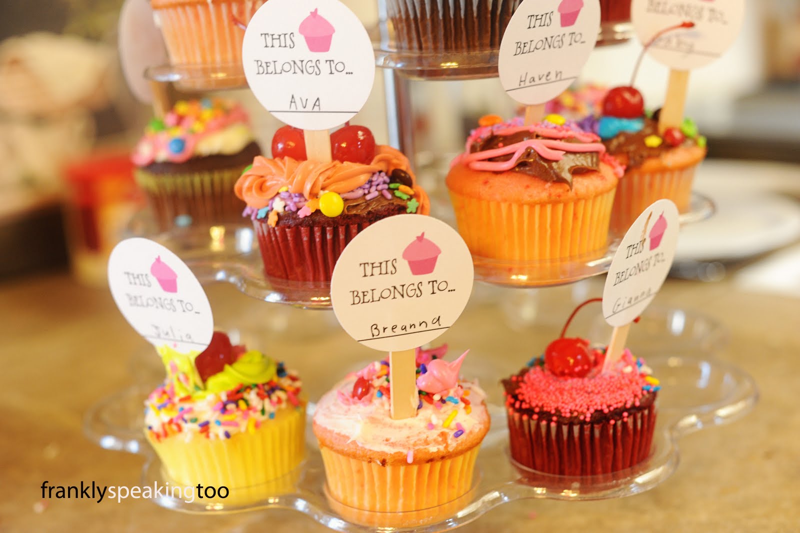 Frankly Speaking Too Cupcake Party Cupcake Decorating Bar