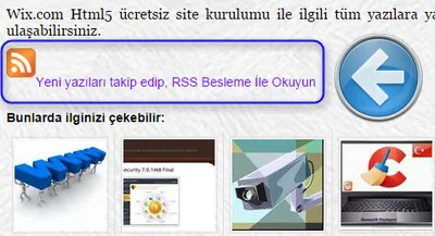 Blogger Otomatik yazı altına Rss eklentisi