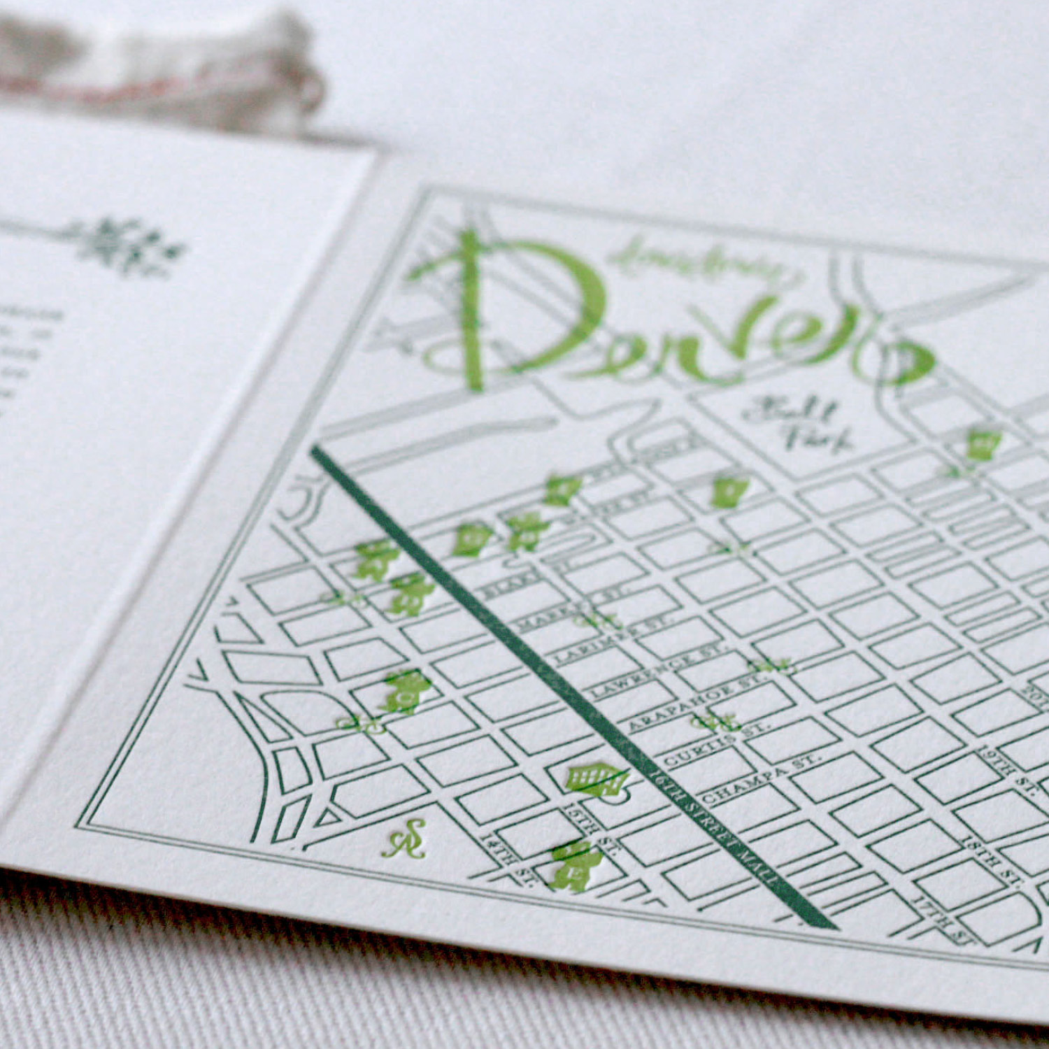 Paper Plates Press Letterpress Design House Summer Greenery Wedding