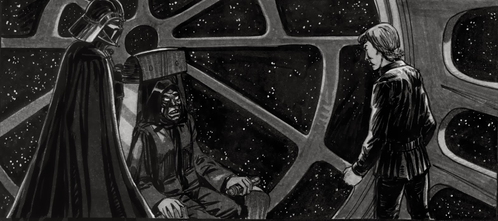 About that time Vader stopped Luke killing the Emperor. Was it what we thought it was? In A