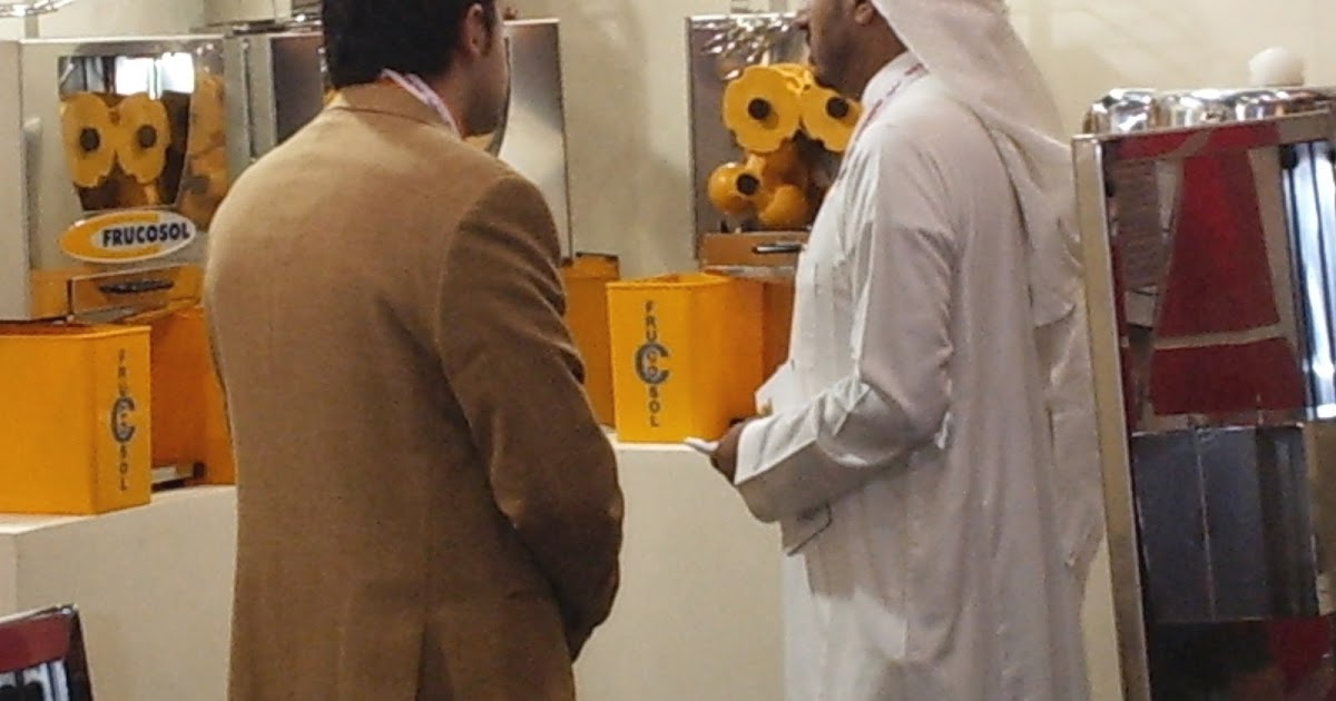 Automatic Orange Juicers Frucosol orange juicers in Dubai from 27th to