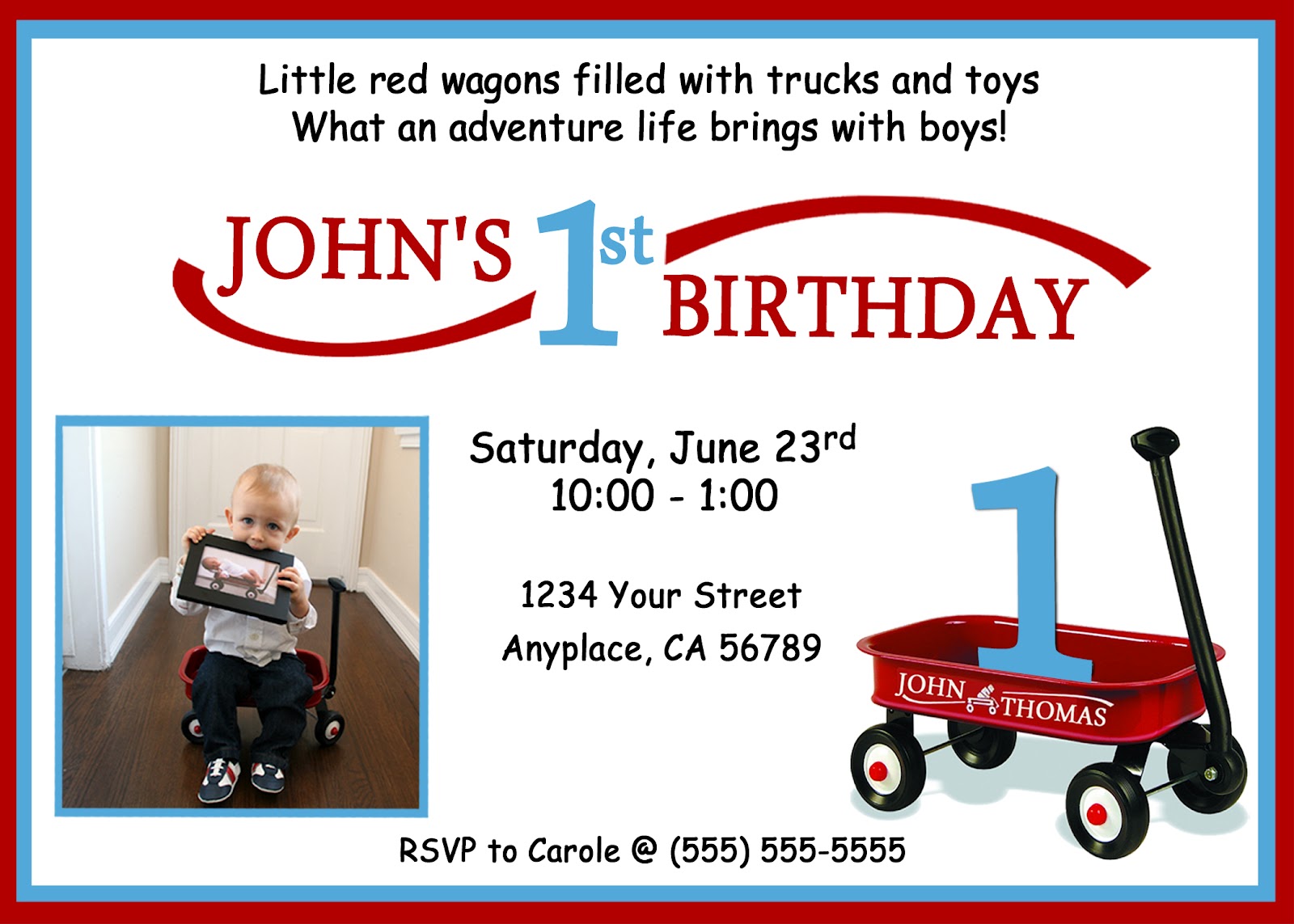 mini radio flyer wagon party favors