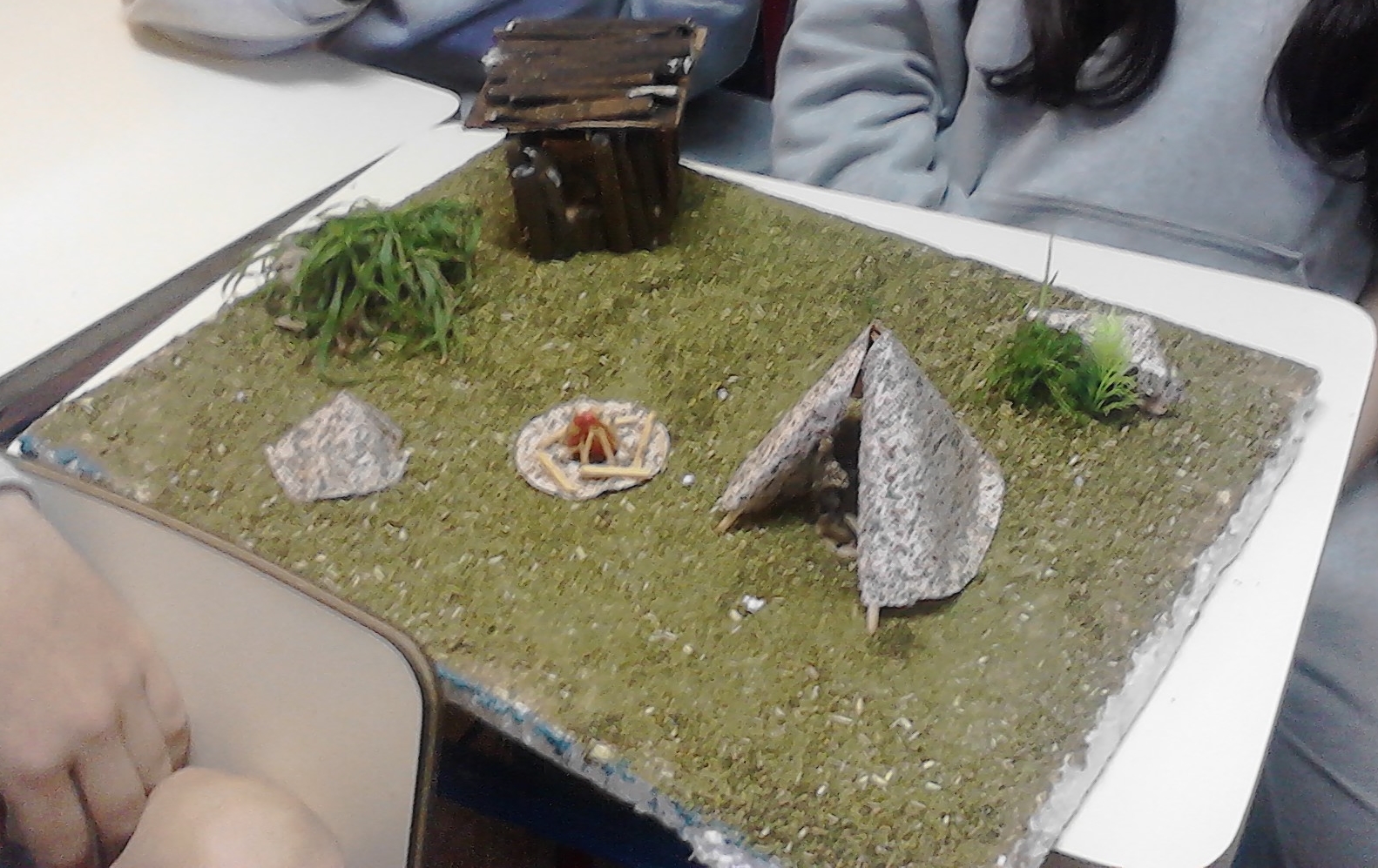 Tras las huellas del pasado Maquetas PaleolíticoNeolítico