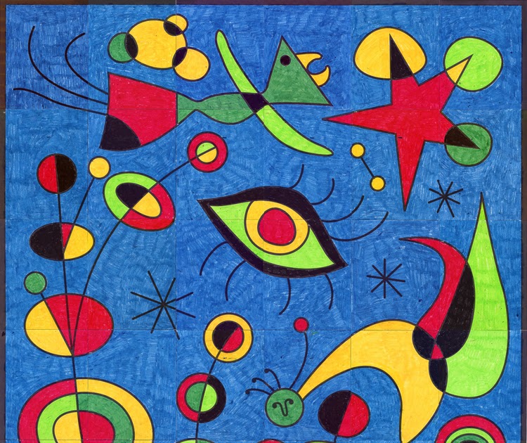 Ode to Joan Miro Mural Art ProjectsArt Projects for Kid