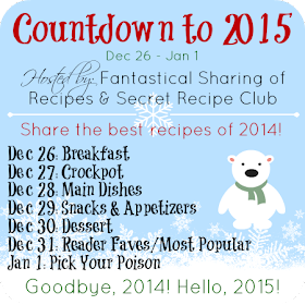 Find some new recipes to try in the new year, as we say goodbye to 2014! The Countdown to 2015 has a slew of #recipes from many food blogs! #Countdownto2015 #newyear
