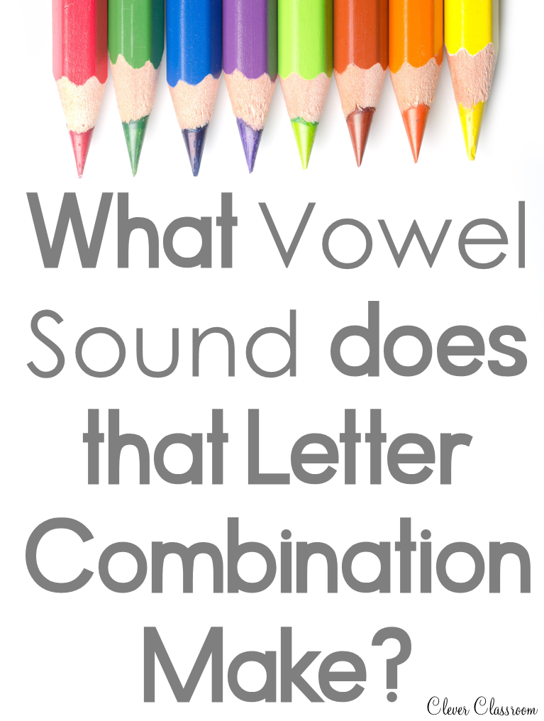 Vowel sounds: letter combinations and the sounds that vowels make. 