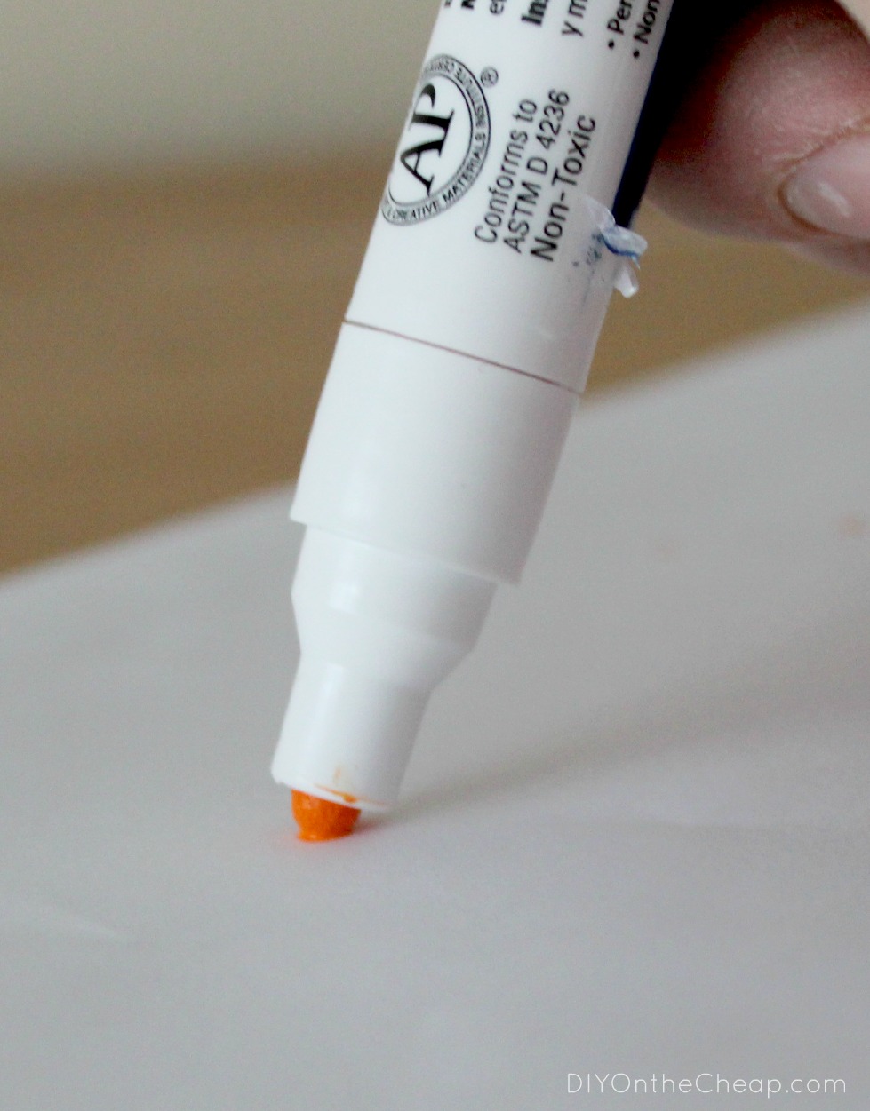 DIY Painted Vase Using Elmer's Painters Paint Markers Erin Spain