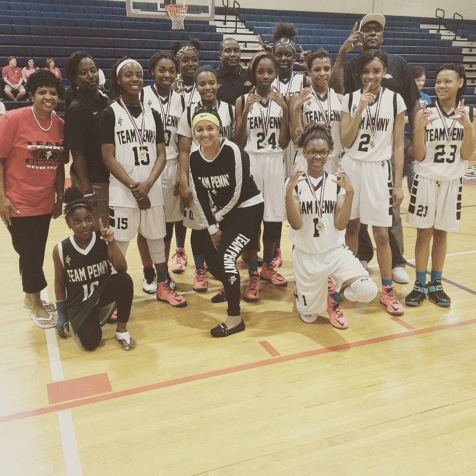 Memphis Girls Basketball Team Penny 2018 wins 1st place in the Memphis