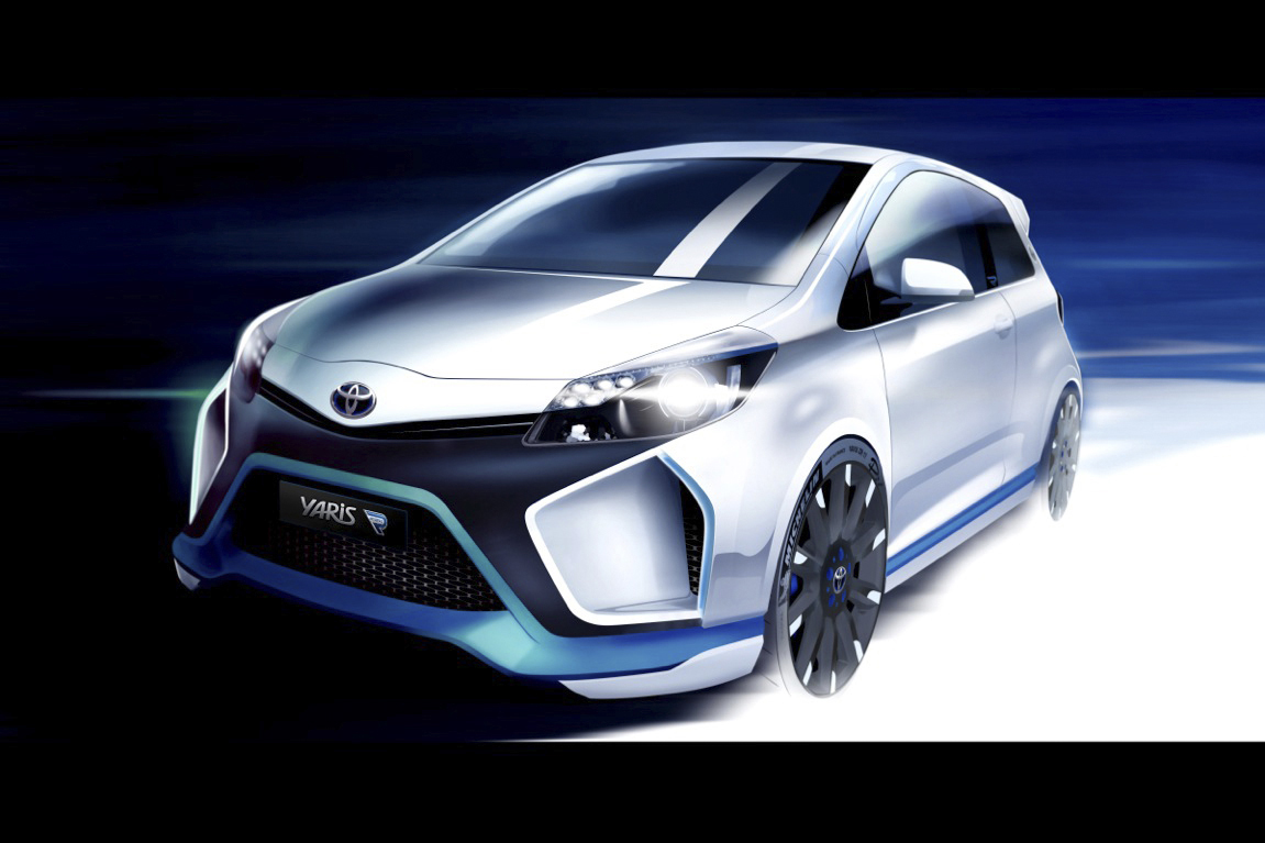 Toyota Reveal 420hp AWD Yaris HybridR Powertrain Details Electric
