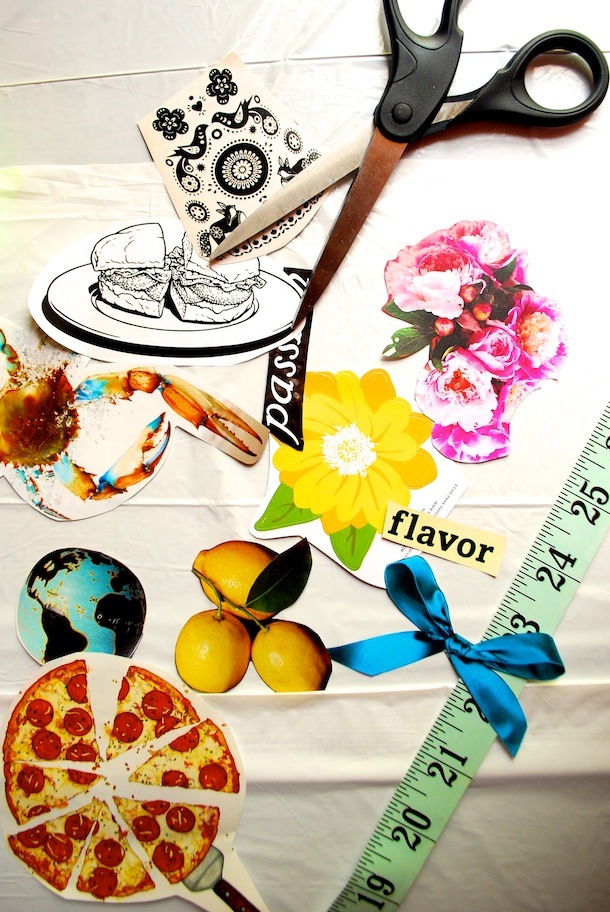 Weekend Living DIY Mod Podge Collage Plates Always Order Dessert