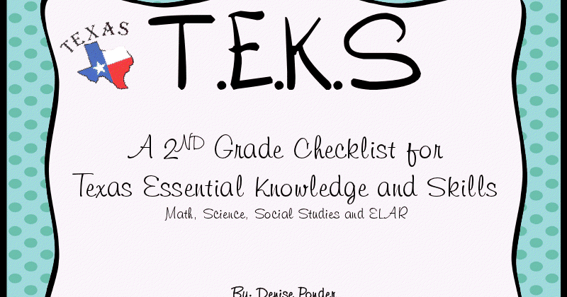 2nd Grade Ponderings: TEKS vs. Common Core