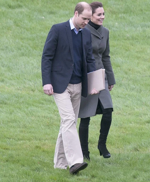 Catherine, Duchess of Cambridge and Prince William, Duke of Cambridge visit Caernarfon