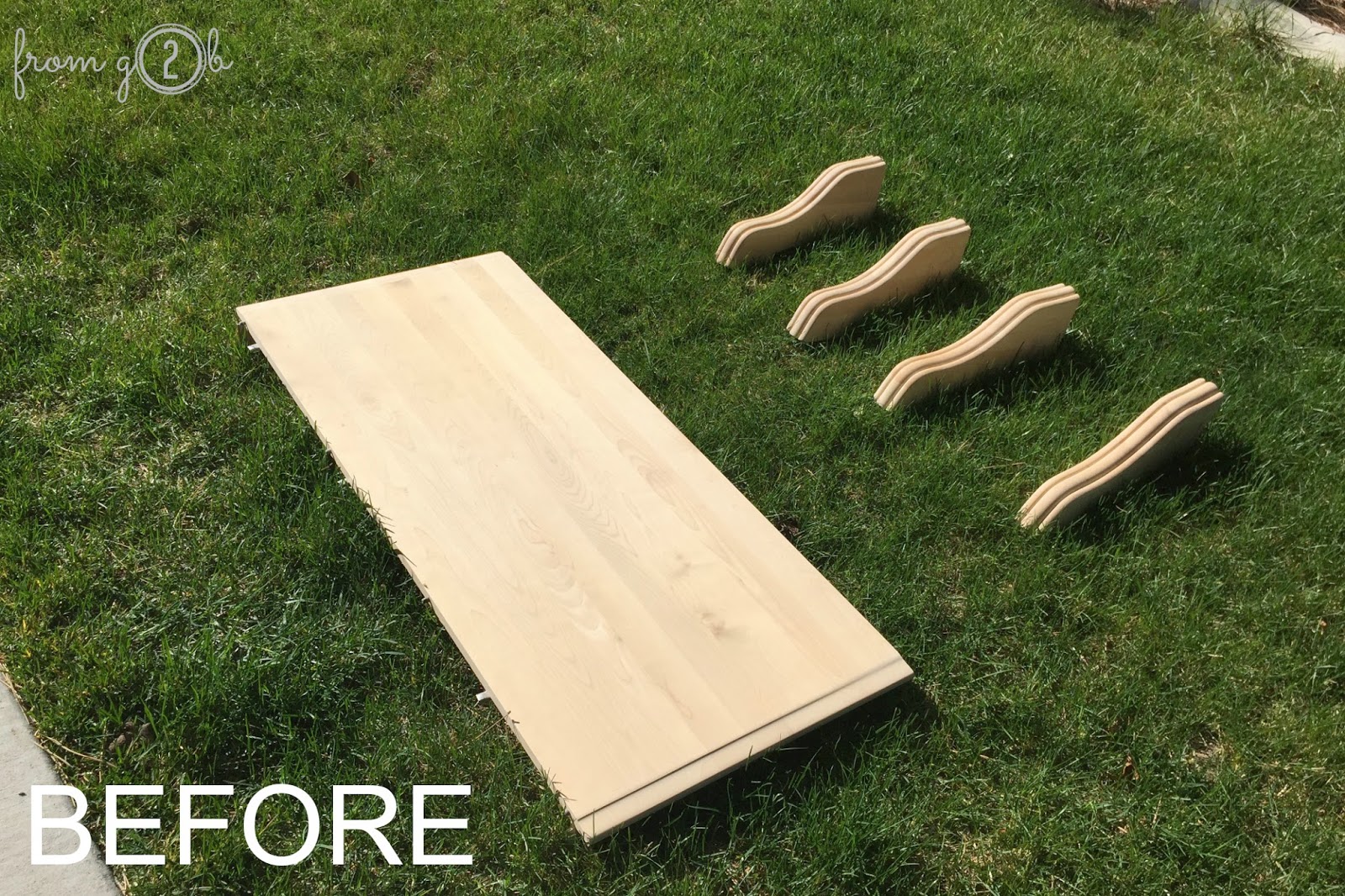 from Gardners 2 Bergers DIY Restoration Hardware Weathered Gray Finish