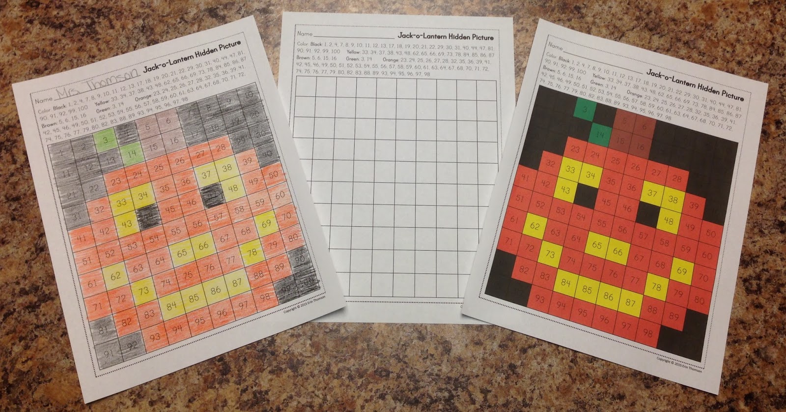 Mrs. Thomson's Primary Printables: Math