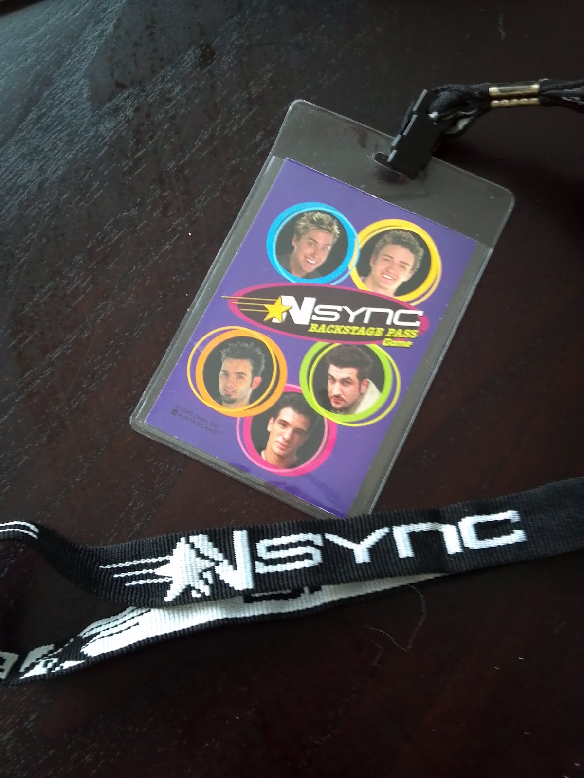 nsync backstage pass game year nsync backstage pass game year