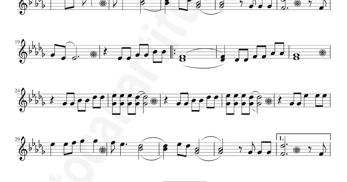 tubepartitura The Sound of Silence de Simon y Garfunkel partitura de