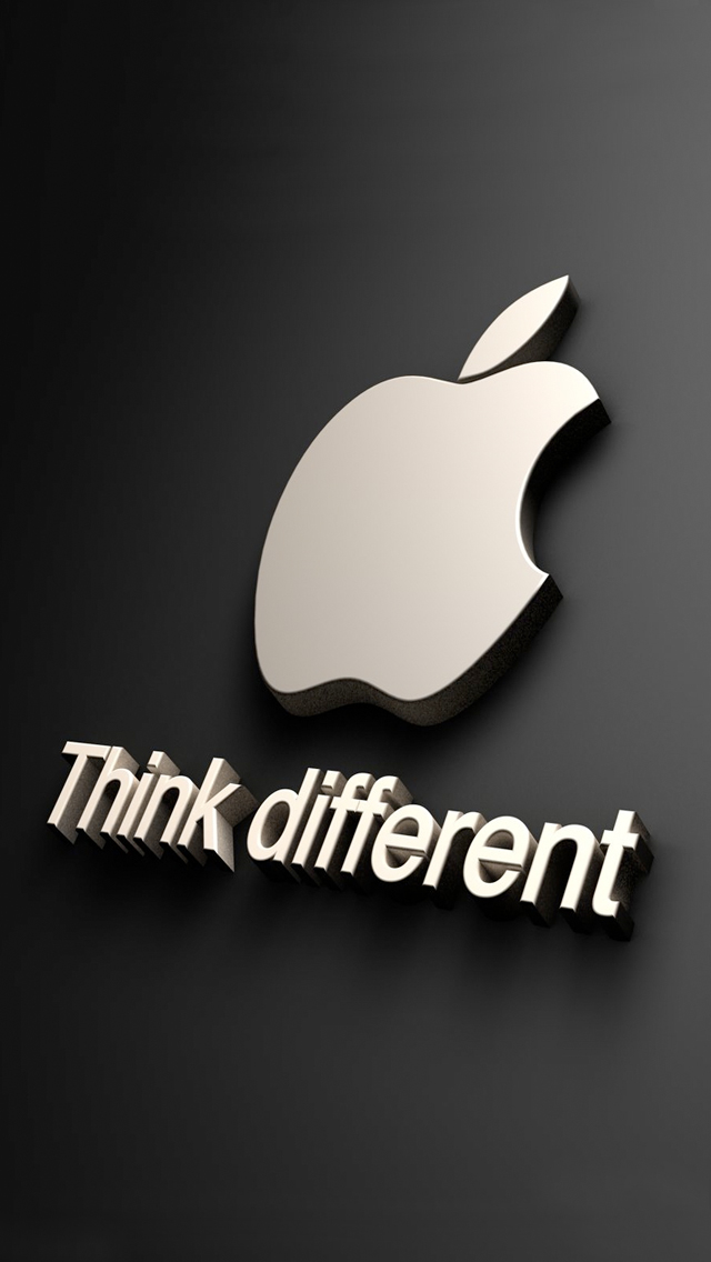 Apple Logo (Think Different) | iPhone HD Wallpapers (iPhone 4 / 4s / 5