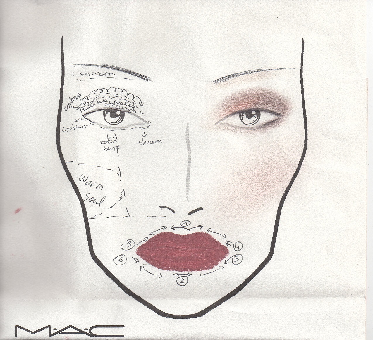 Les astuces de Floriane M.A.C Leçon de maquillage