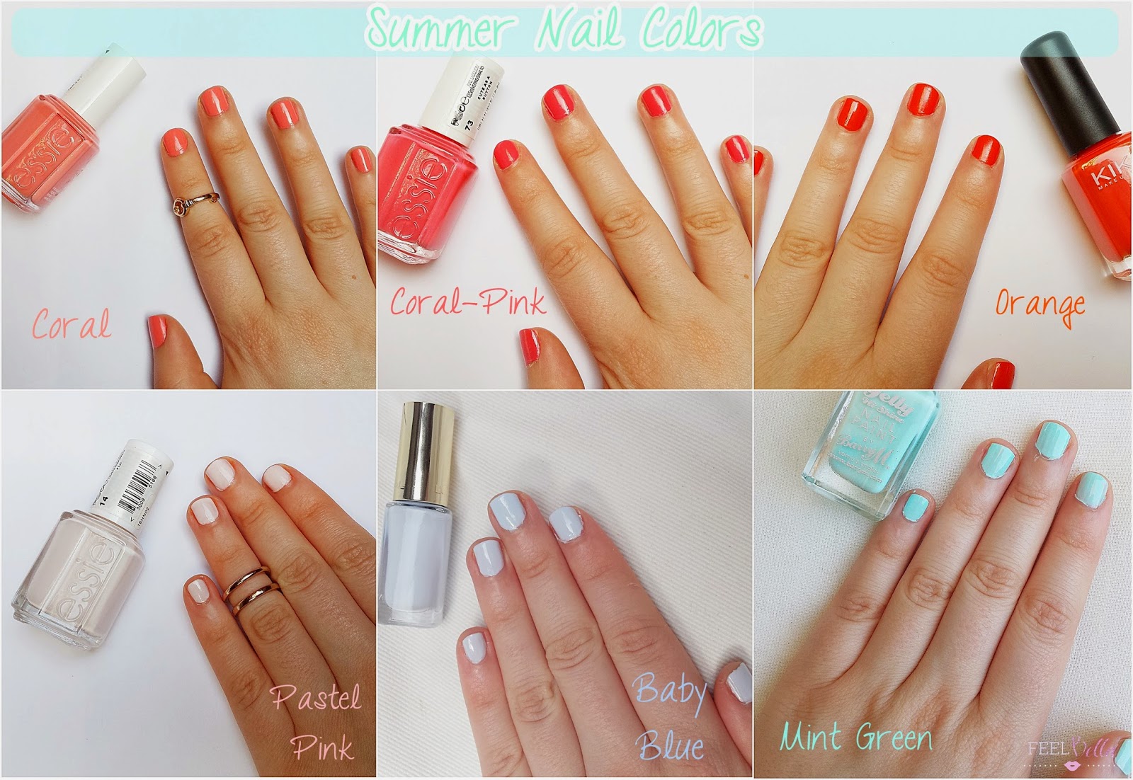 Summer Nail Colors for Short Nails - wide 7