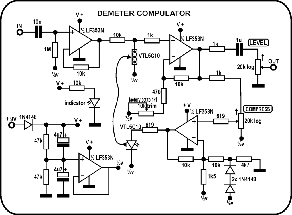 Perf and PCB Effects Layouts: Demeter Compulator